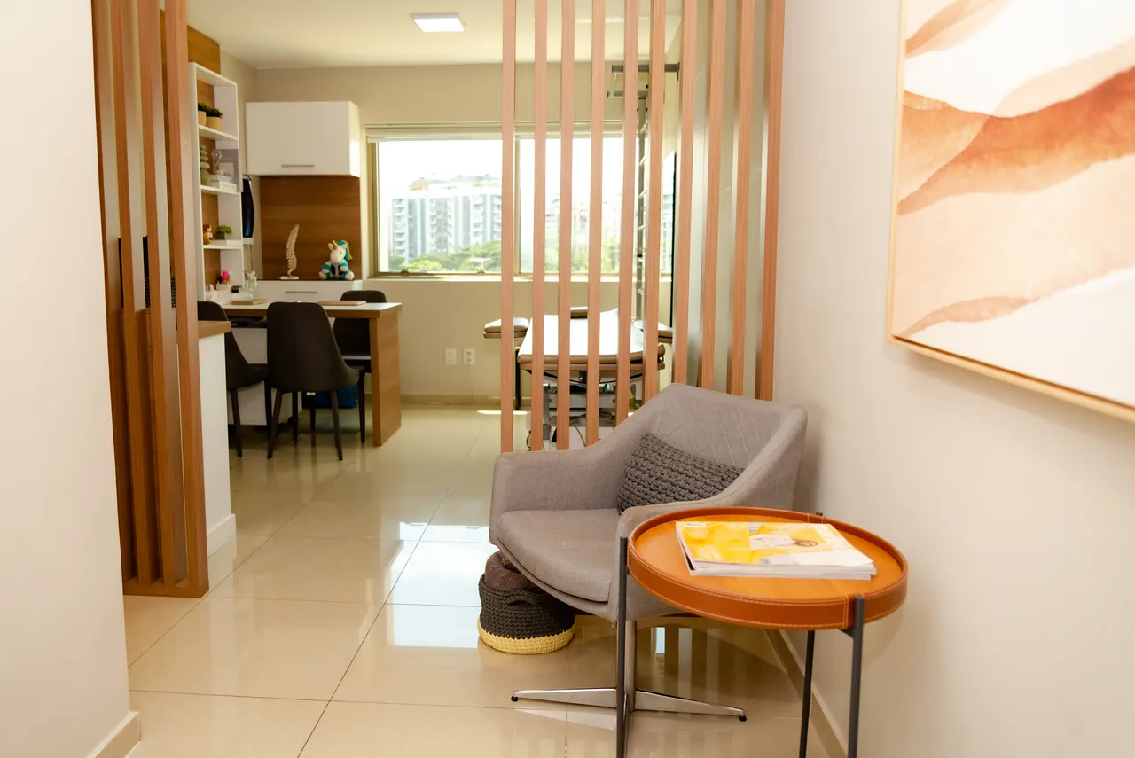 Recepção e ambiente da clínica